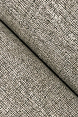 York Wallcoverings Hardy Linen Cinder Black Wallpaper