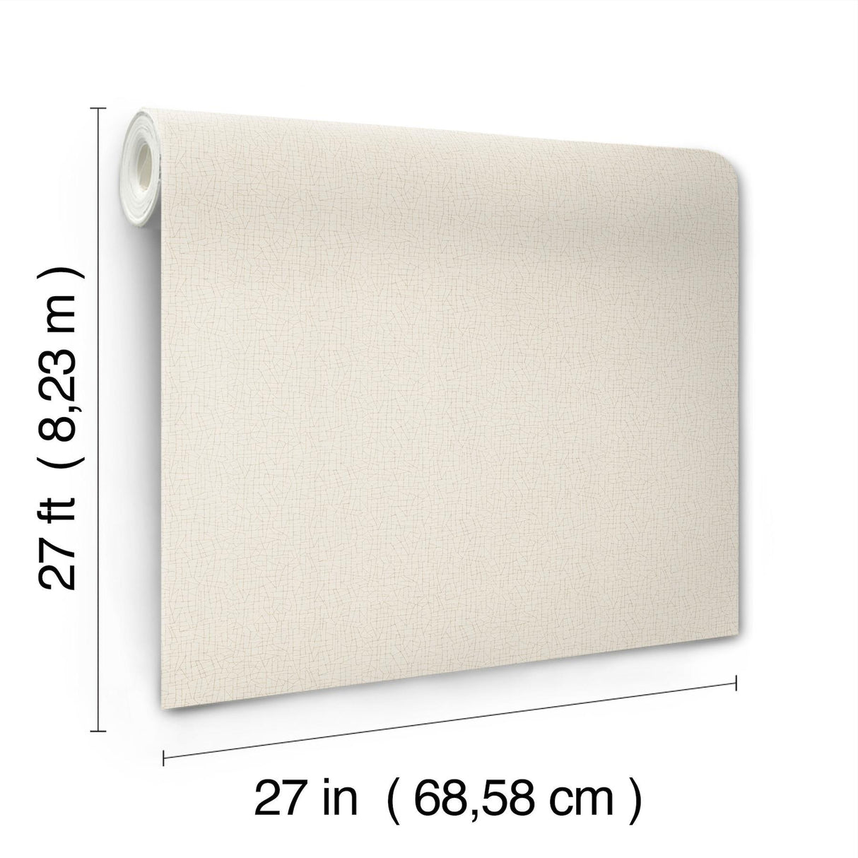 York Wallcoverings Exchange Gilded Off-White Wallpaper