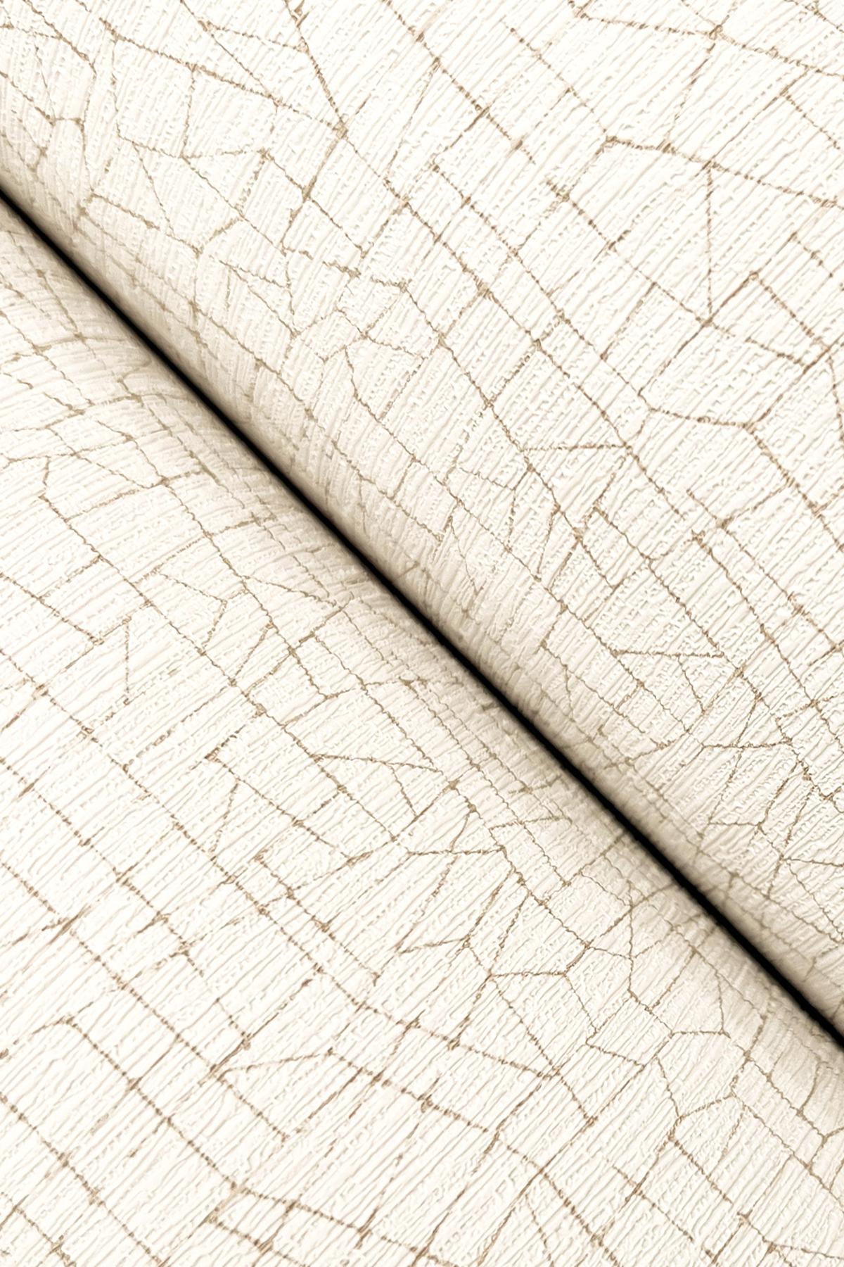 York Wallcoverings Exchange Gilded Off-White Wallpaper