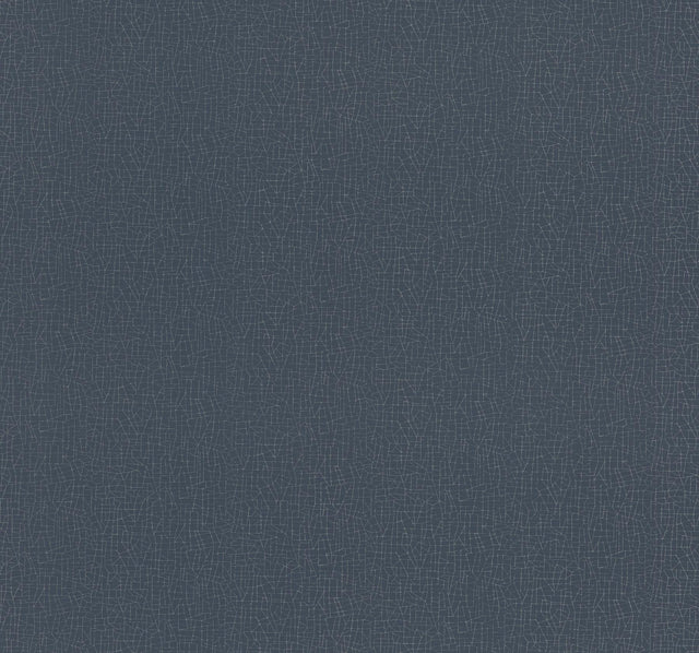 York Wallcoverings Exchange Ink Press Blue Wallpaper