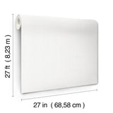 York Wallcoverings Exchange Optic White White Wallpaper
