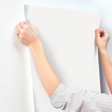 York Wallcoverings Exchange Optic White White Wallpaper