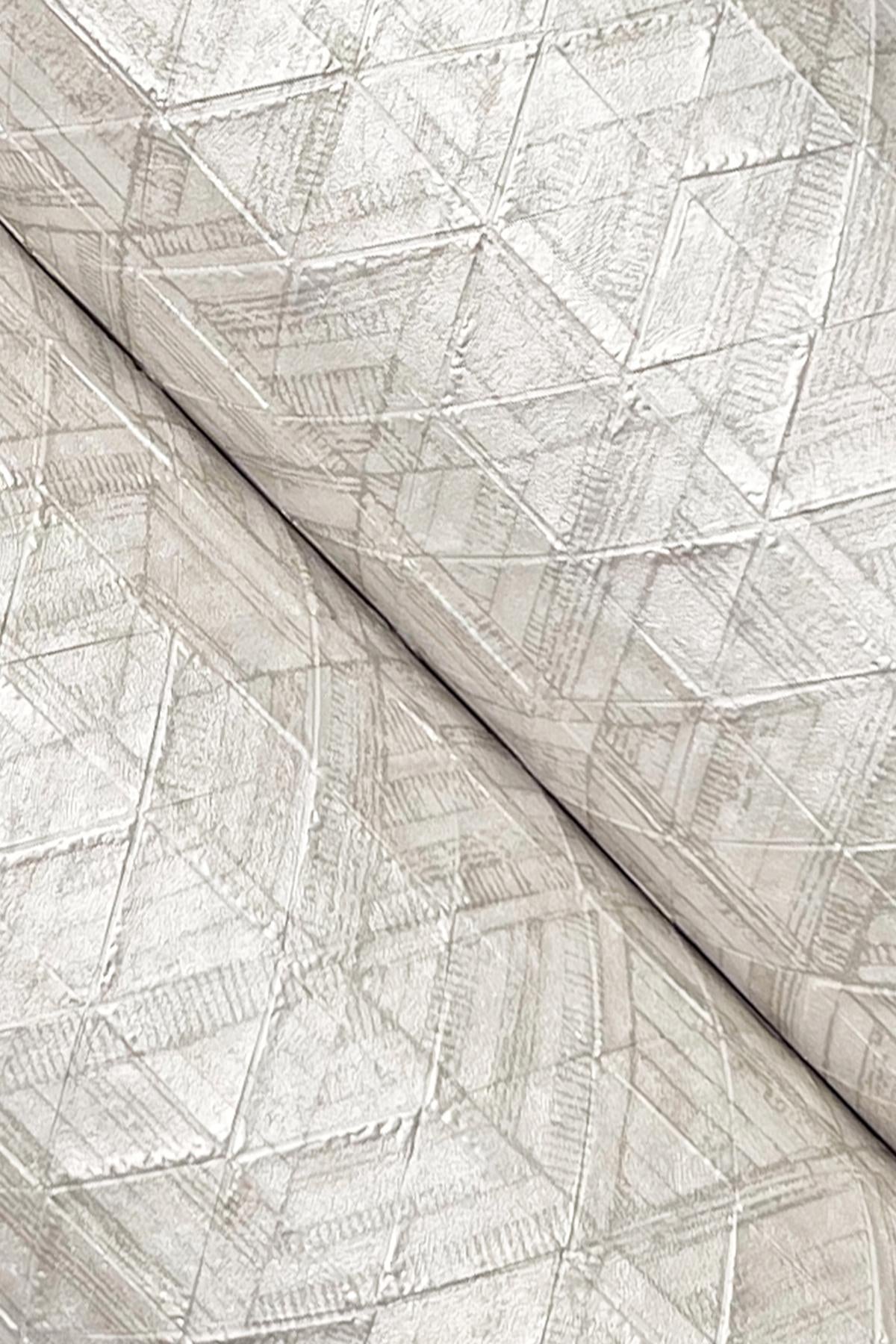 York Wallcoverings Rune Mother Of Pearl White Wallpaper
