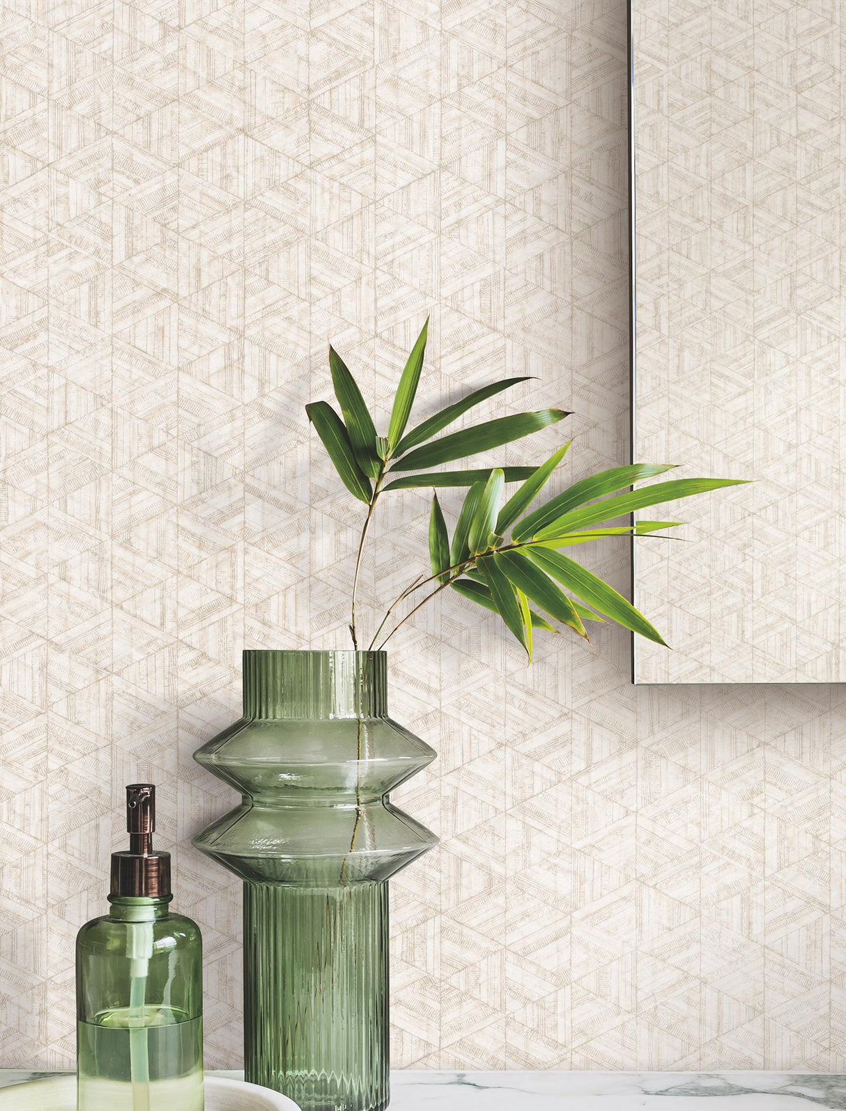 York Wallcoverings Rune Basswood Beige Wallpaper
