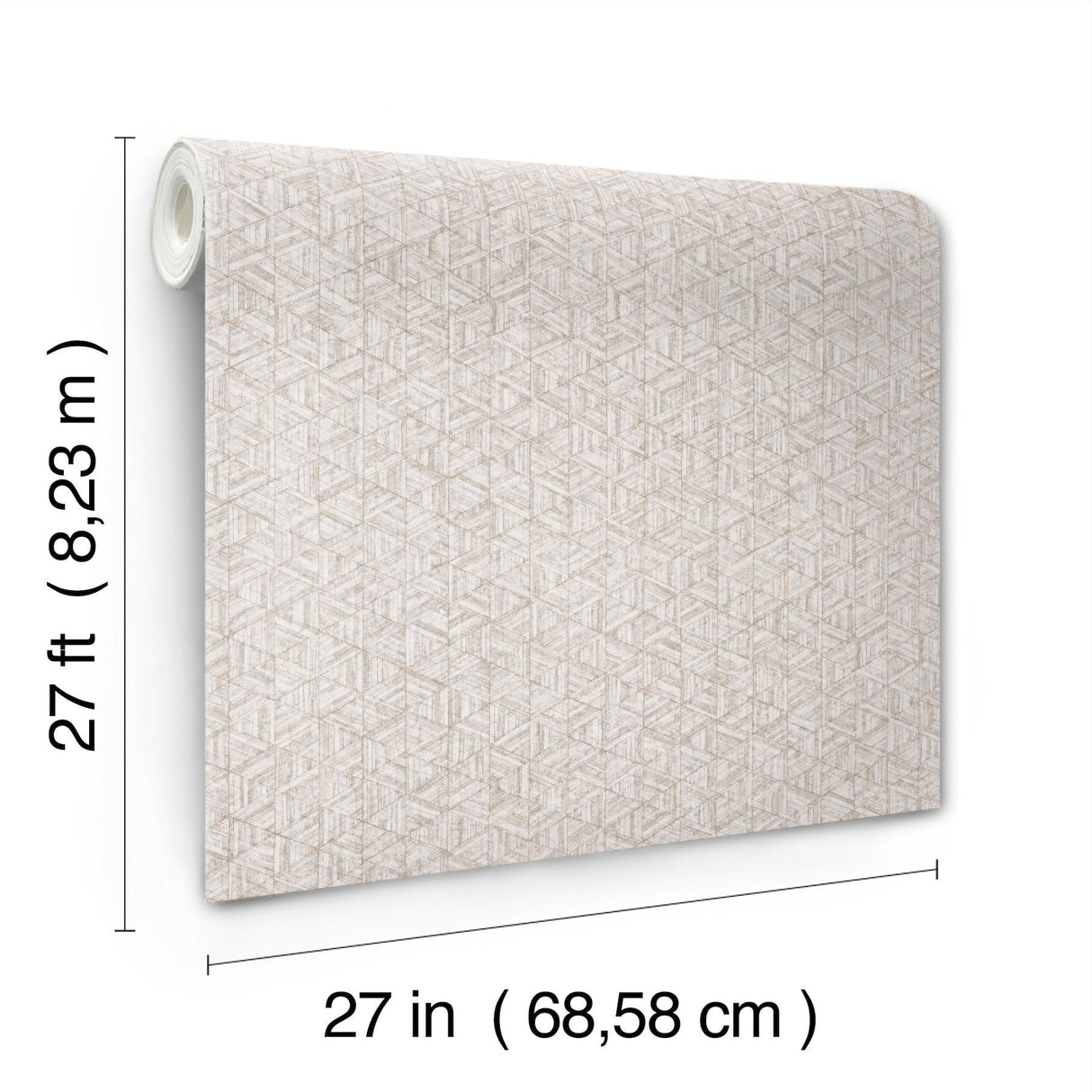 York Wallcoverings Rune Chestnut Grey Wallpaper