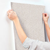 York Wallcoverings Rune Chestnut Grey Wallpaper
