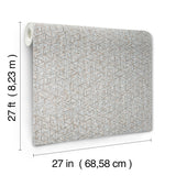 York Wallcoverings Rune Pewter Blue Wallpaper