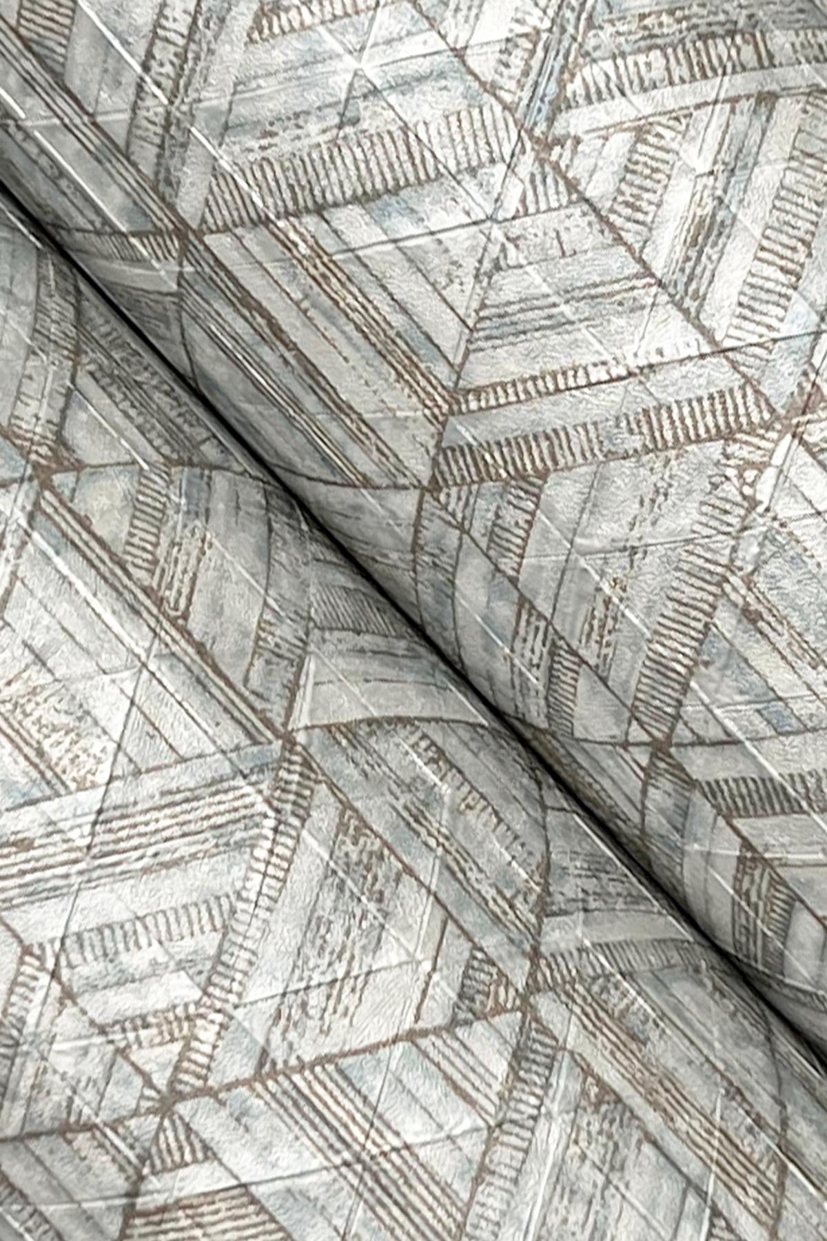York Wallcoverings Rune Pewter Blue Wallpaper