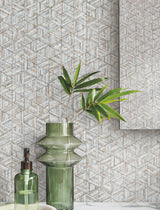 York Wallcoverings Rune Pewter Blue Wallpaper