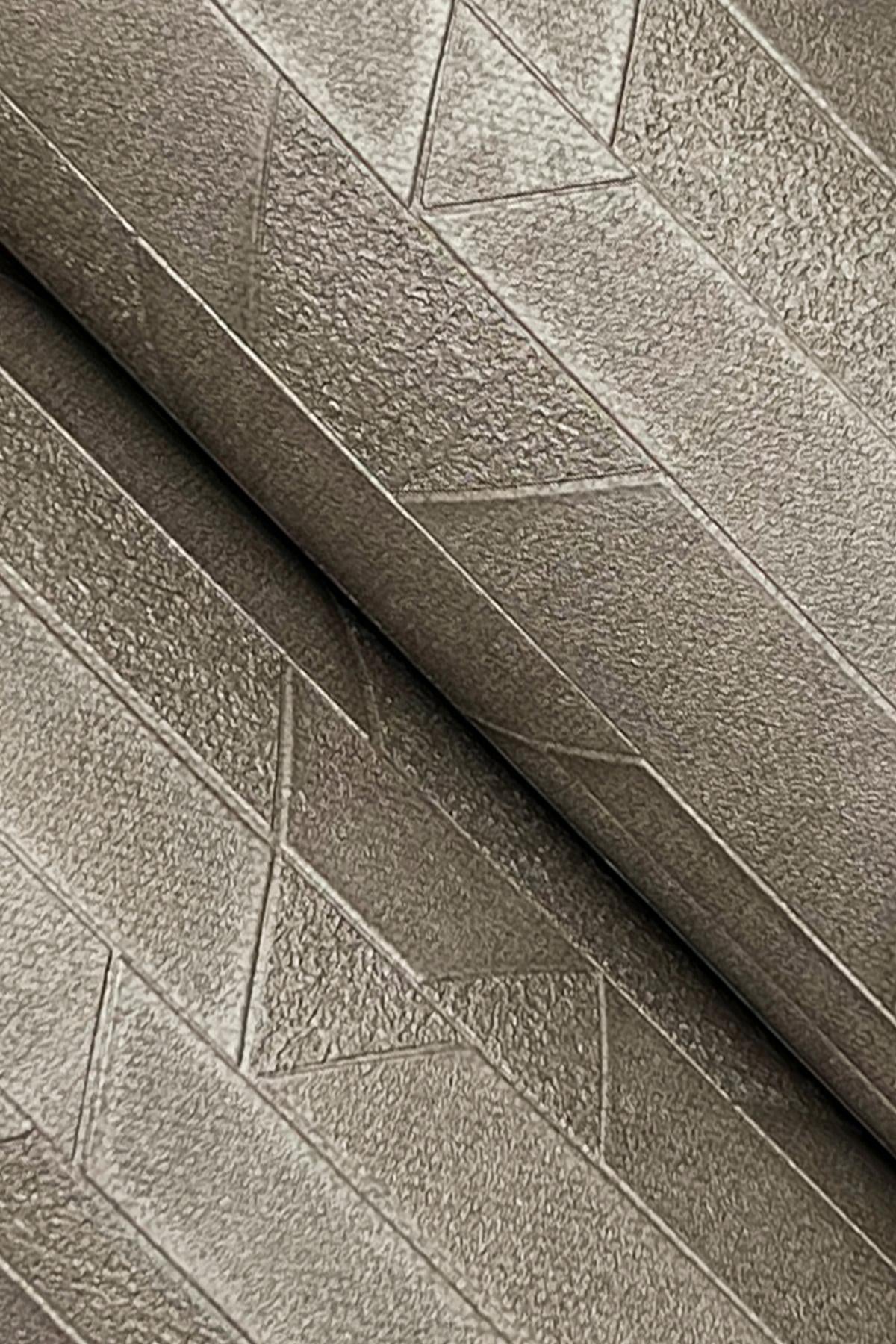 York Wallcoverings Verge Aged Bronze Brown Wallpaper