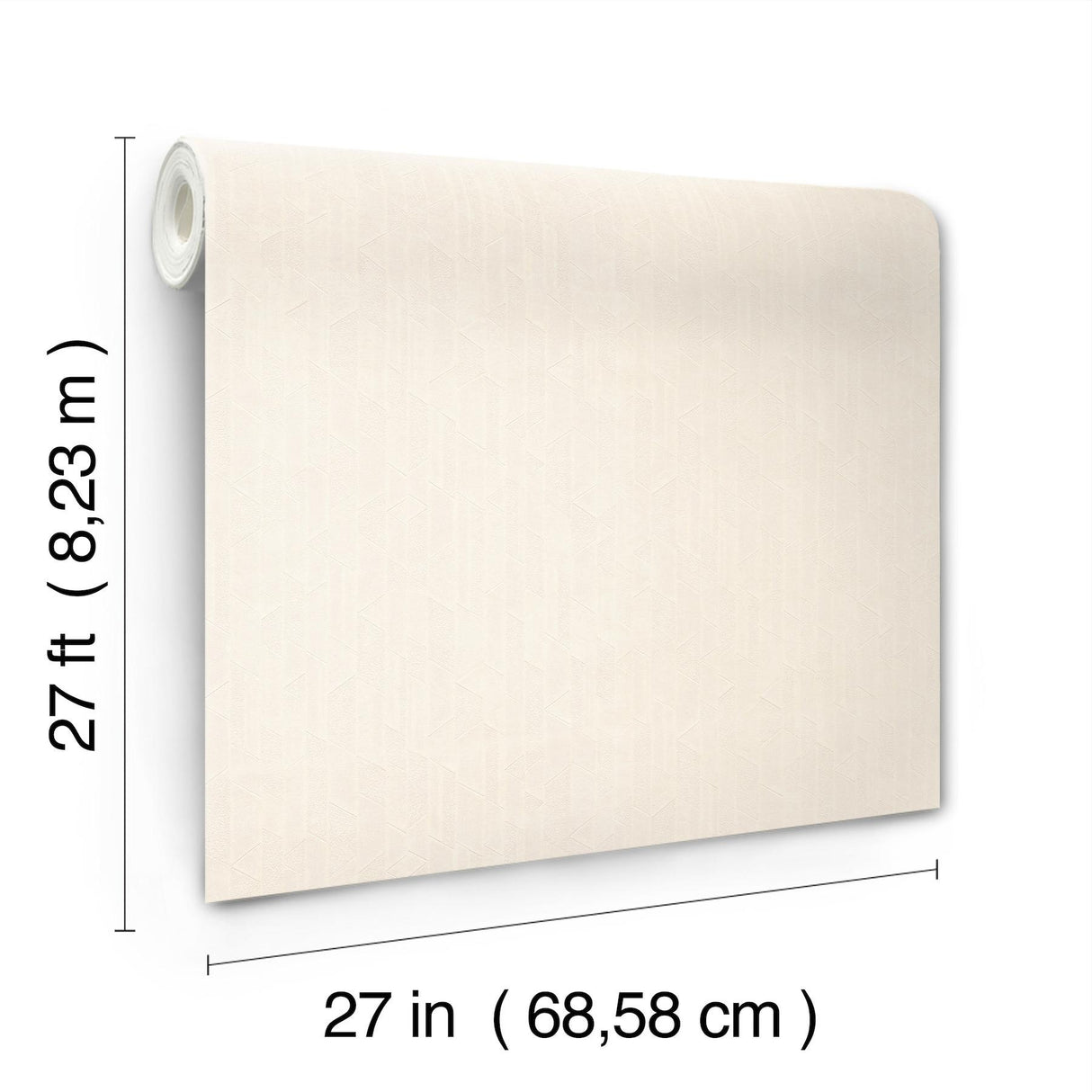 York Wallcoverings Verge Porcelain White Wallpaper