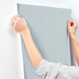 York Wallcoverings Verge Bluestone Blue Wallpaper