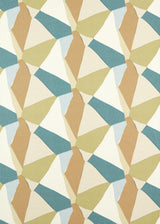 Harlequin Marine/Grass/Taupe REFLECT FABRICS Fabric
