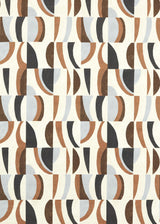Harlequin Black Earth/Cornflower/Walnut REFLECT FABRICS Fabric