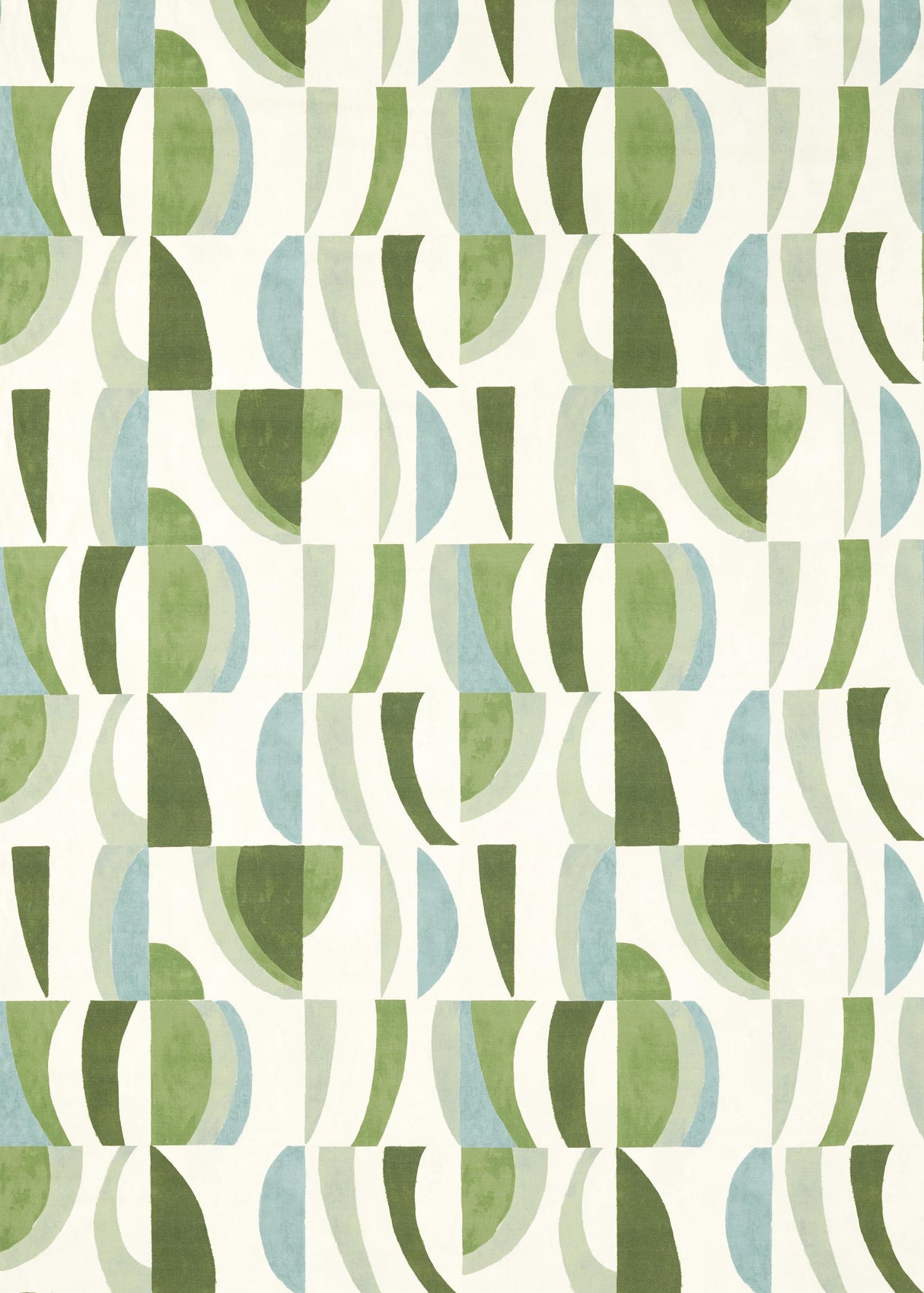 Harlequin Emerald/Azul/Pistachio REFLECT FABRICS Fabric