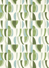 Harlequin Emerald/Azul/Pistachio REFLECT FABRICS Fabric