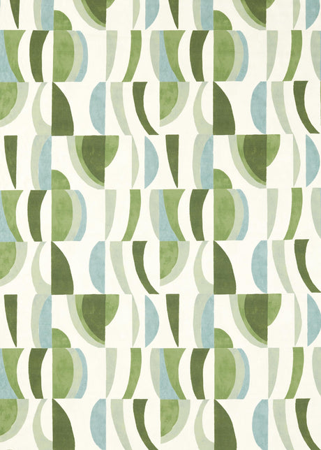 Harlequin Emerald/Azul/Pistachio REFLECT FABRICS Fabric