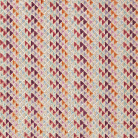 Harlequin Vidi Lilac/ Aubergine/Cornflower Fabric