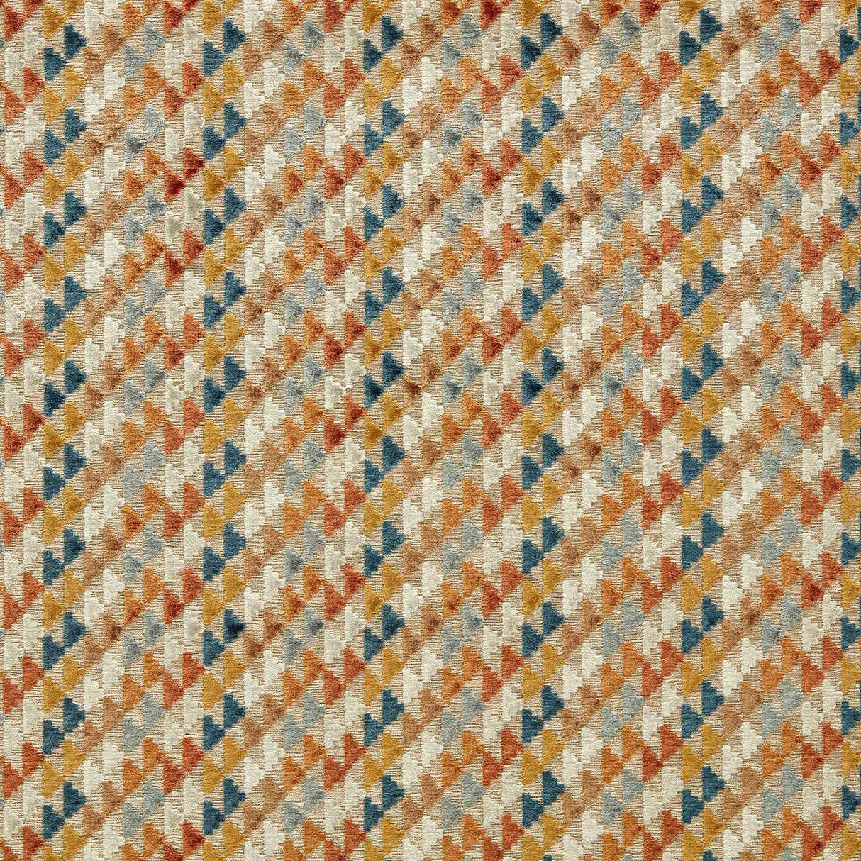 Harlequin Vidi Tiger/Taupe/French Blue Fabric