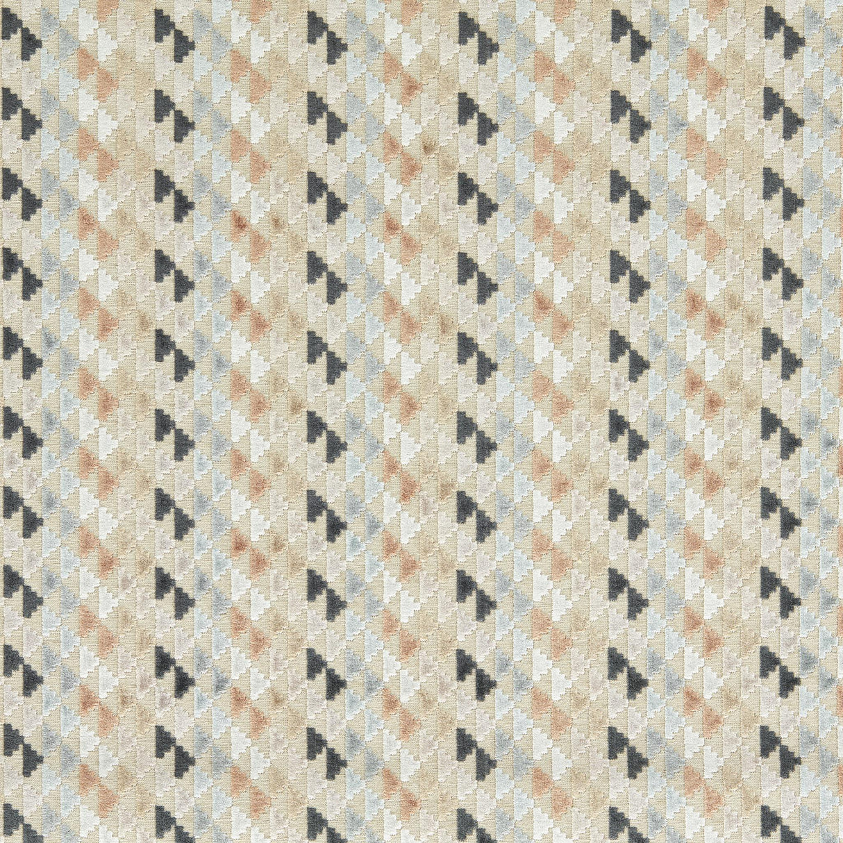 Harlequin Sky/Slate/Taupe REFLECT VELVETS Fabric