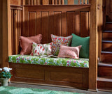 Morris & Co Sour Green/Plum Bedford Park Fabrics Fabric