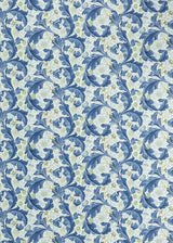 Morris & Co Paradise Blue Bedford Park Fabrics Fabric