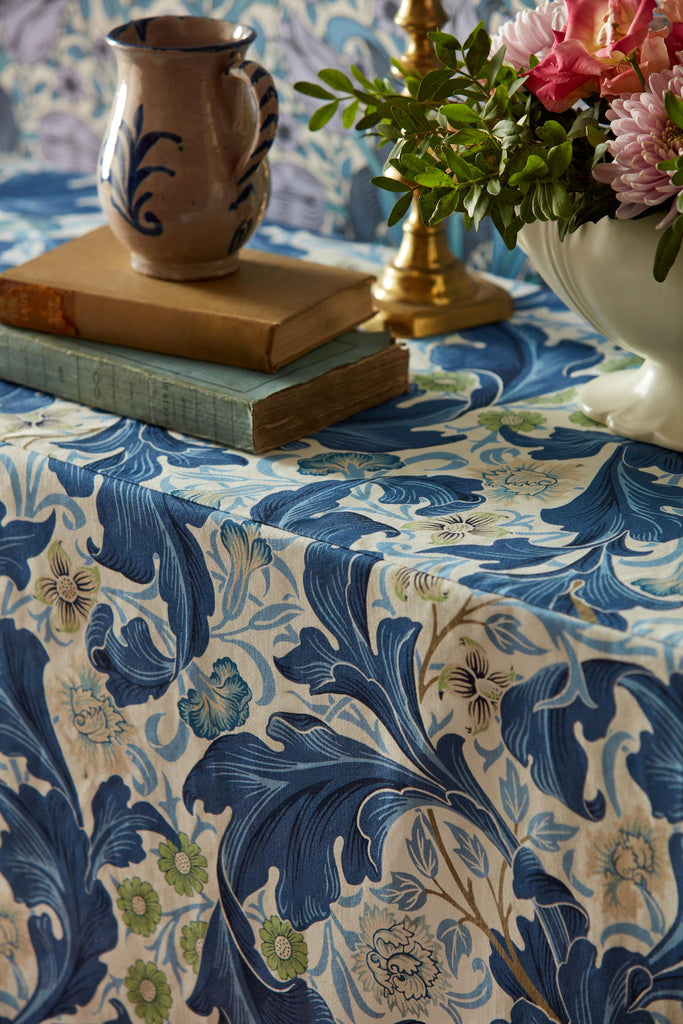 Morris & Co Paradise Blue Bedford Park Fabrics Fabric