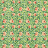 Morris & Co Pimpernel Shamrock/Watermelon Fabric