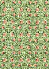Morris & Co Shamrock/Watermelon Bedford Park Fabrics Fabric