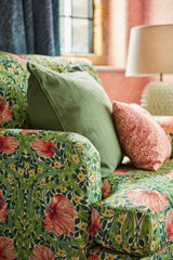 Morris & Co Shamrock/Watermelon Bedford Park Fabrics Fabric