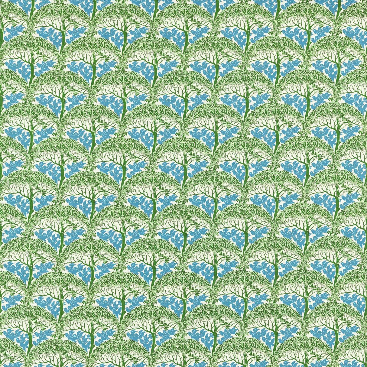 Morris & Co The Savaric Garden Green Fabric