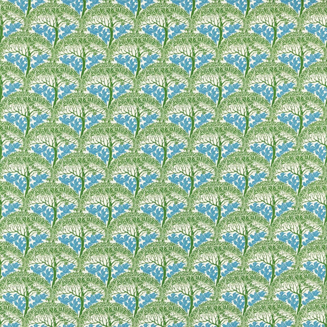 Morris & Co The Savaric Garden Green Fabric