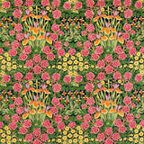Morris & Co Campanula Sunburst/Ebony Fabric
