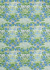 Morris & Co Peacock/Opal Bedford Park Fabrics Fabric