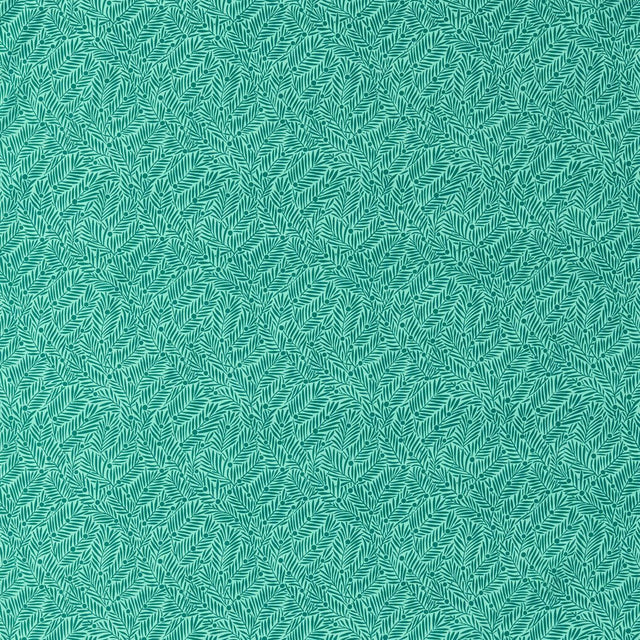 Morris & Co Yew & Aril Teal Fabric