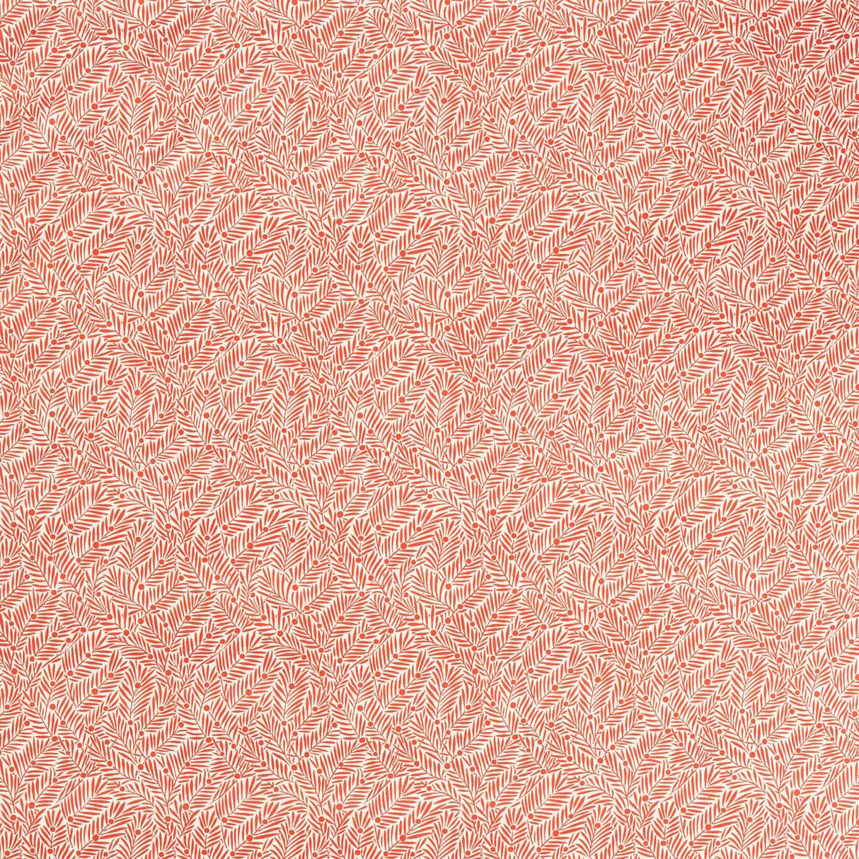 Morris & Co Yew & Aril Watermelon Fabric