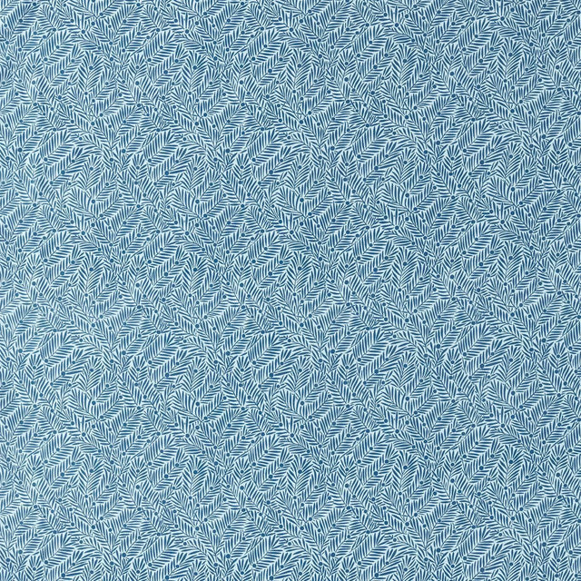 Morris & Co Yew & Aril Indigo Fabric