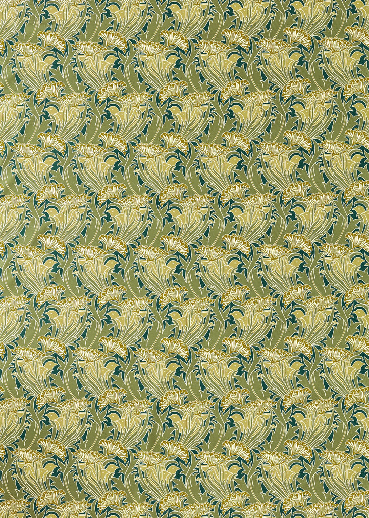 Morris & Co Pistachio/Lichen Bedford Park Fabrics Fabric