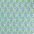 Morris & Co Laceflower Garden Green/Lagoon Fabric