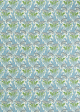 Morris & Co Garden Green/Lagoon Bedford Park Fabrics Fabric