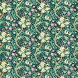 Morris & Co Golden Lily Galactic Ink Fabric
