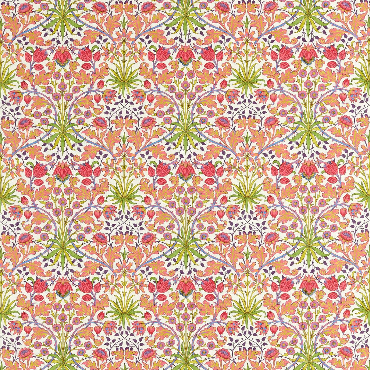 Morris & Co Hyacinth Cosmo Pink Fabric