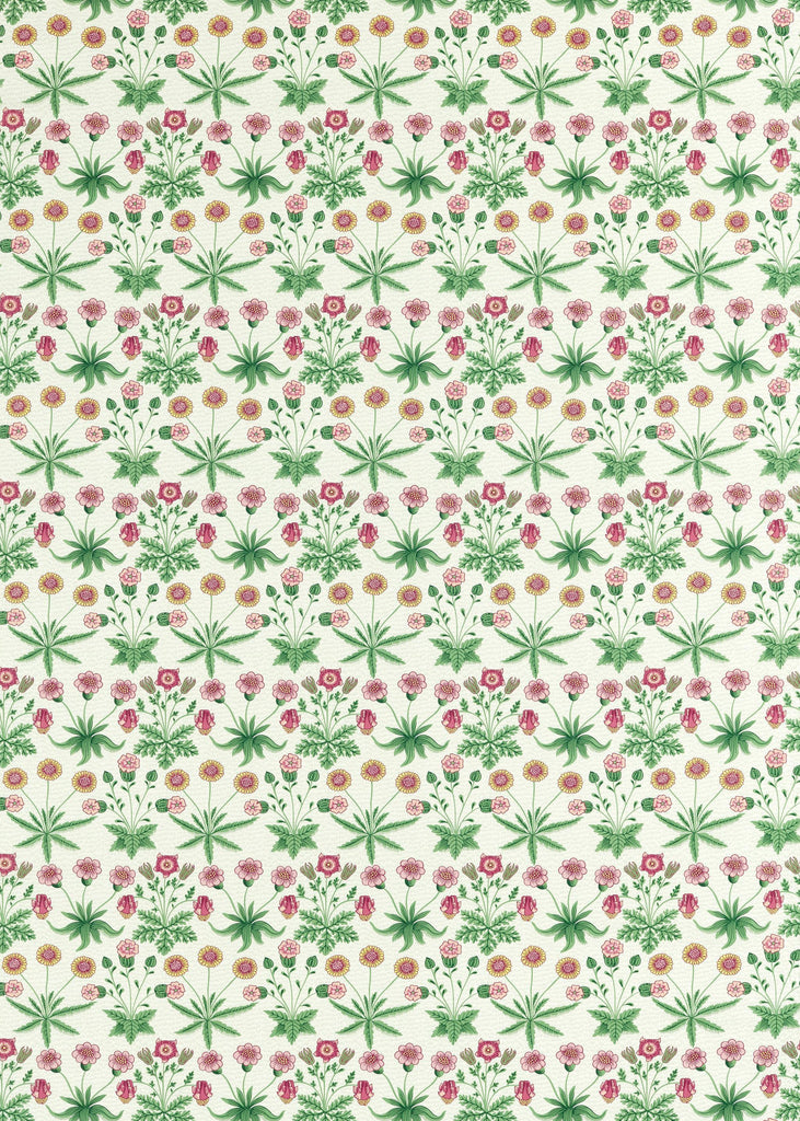 Morris & Co Daisy Strawberry Fields Fabric