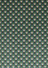 Morris & Co Goblin Green & Raven Bedford Park Fabrics Fabric