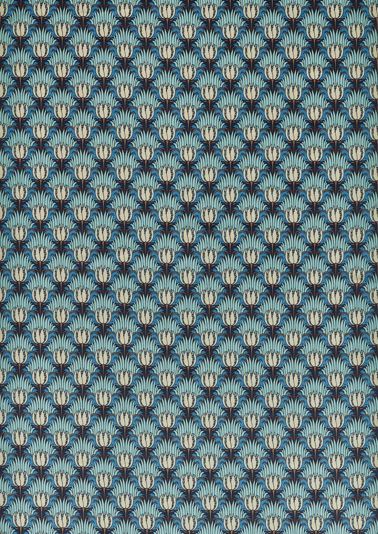 Morris & Co Opal & Sea Foam Bedford Park Fabrics Fabric