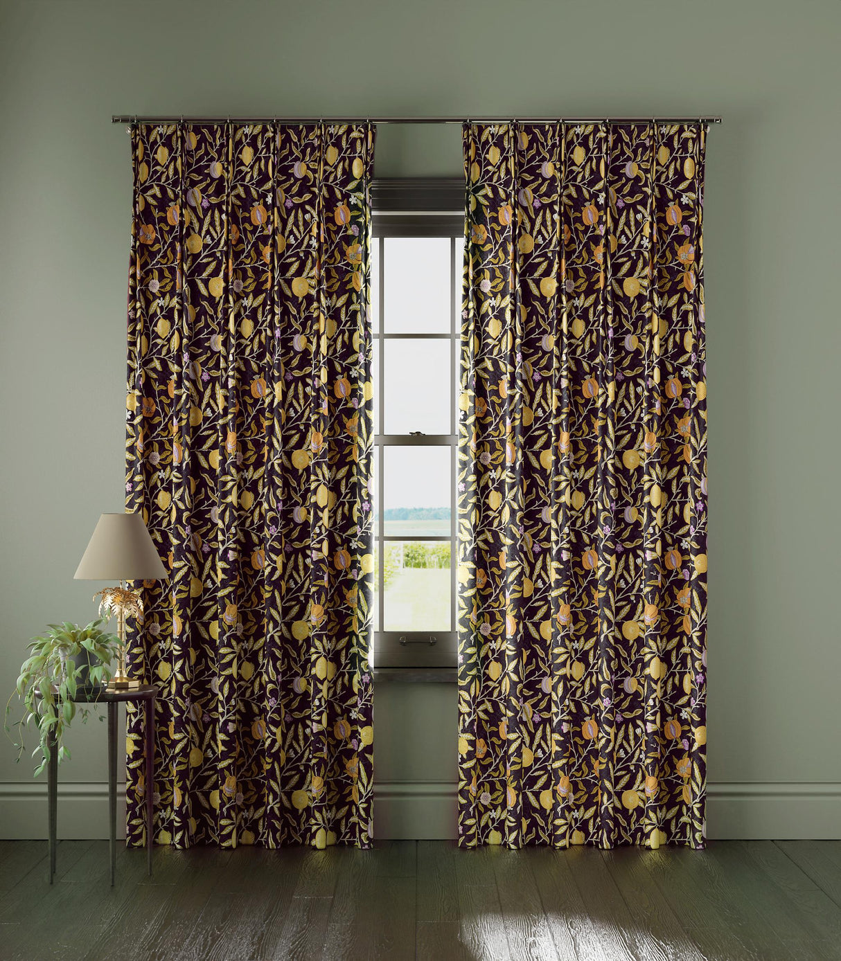 Morris & Co Twilight Bedford Park Fabrics Fabric