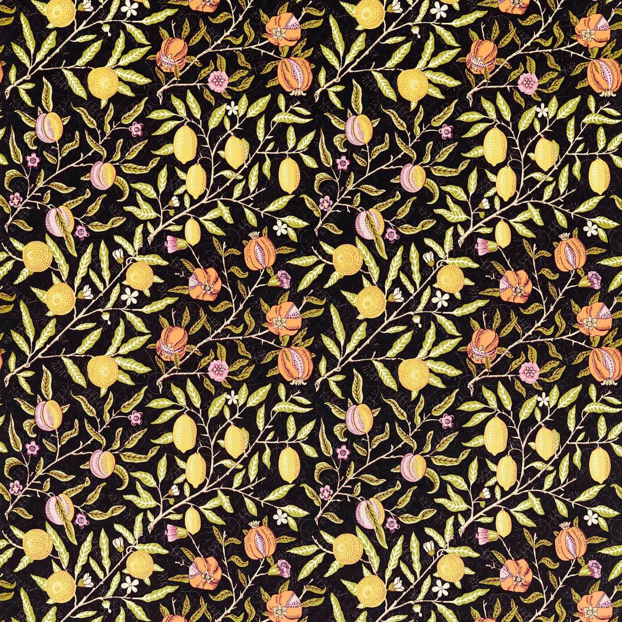 Morris & Co Fruit Twilight Fabric
