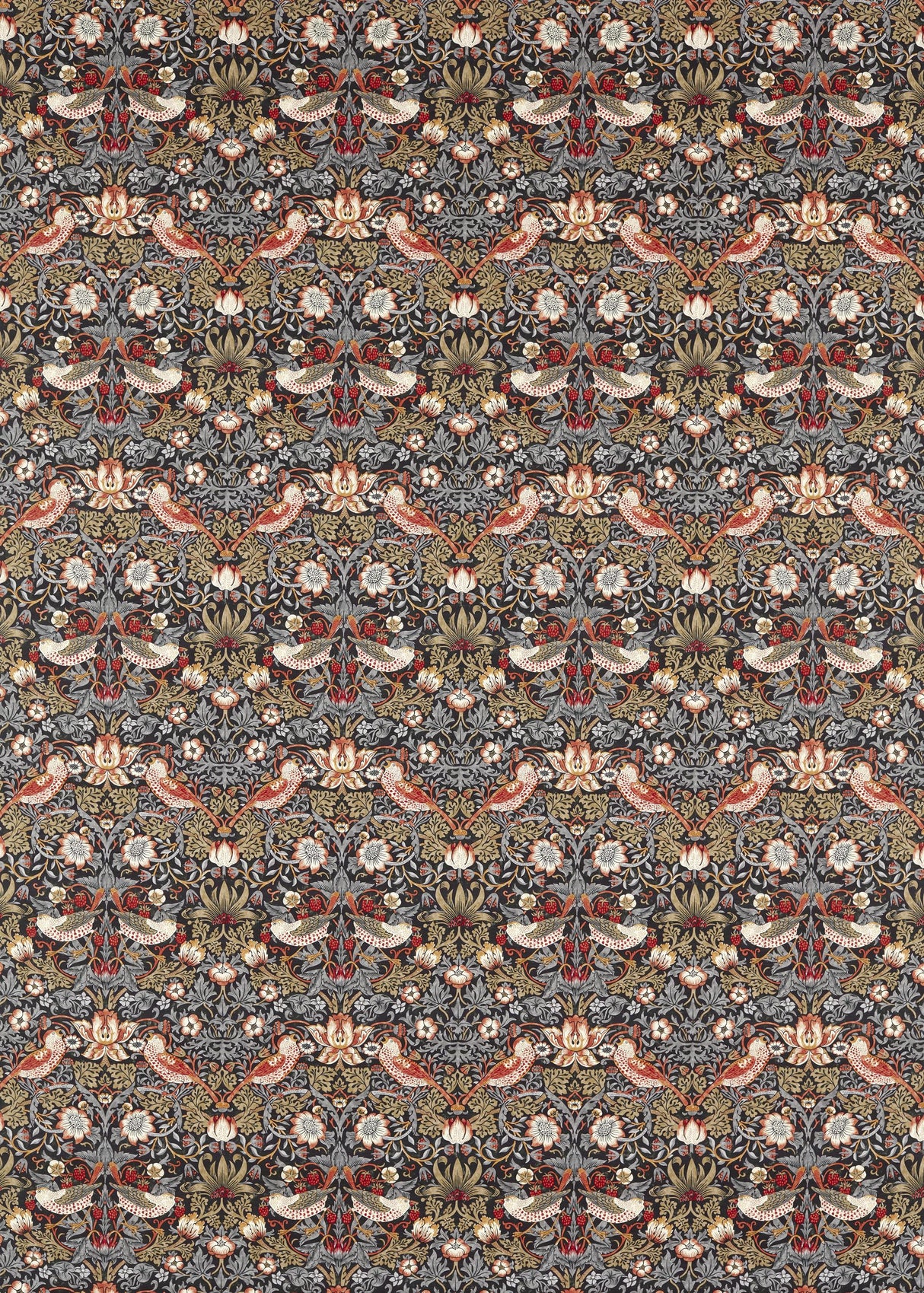 Morris & Co Old Fashioned Bedford Park Fabrics Fabric