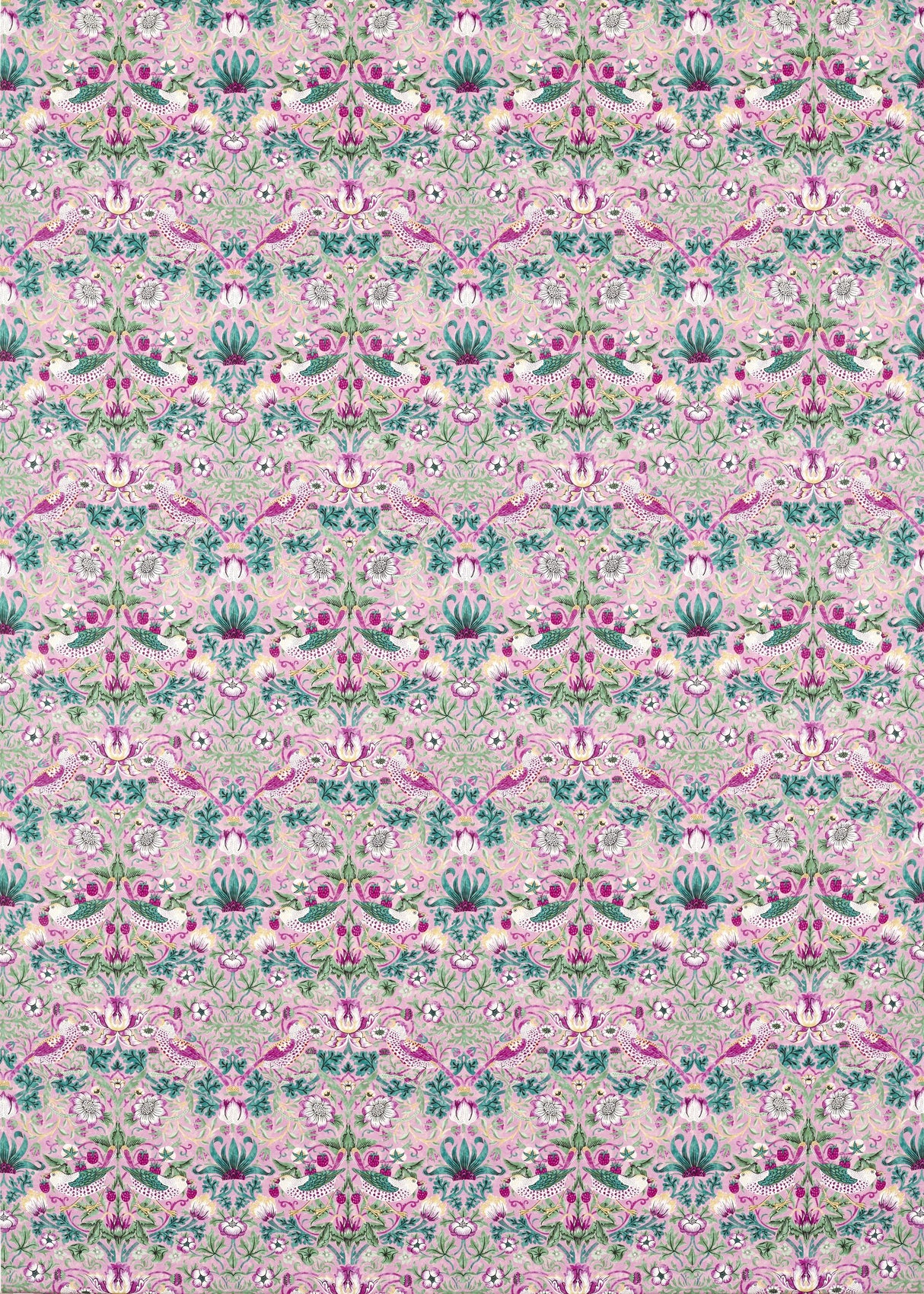 Morris & Co Miami Strip Bedford Park Fabrics Fabric