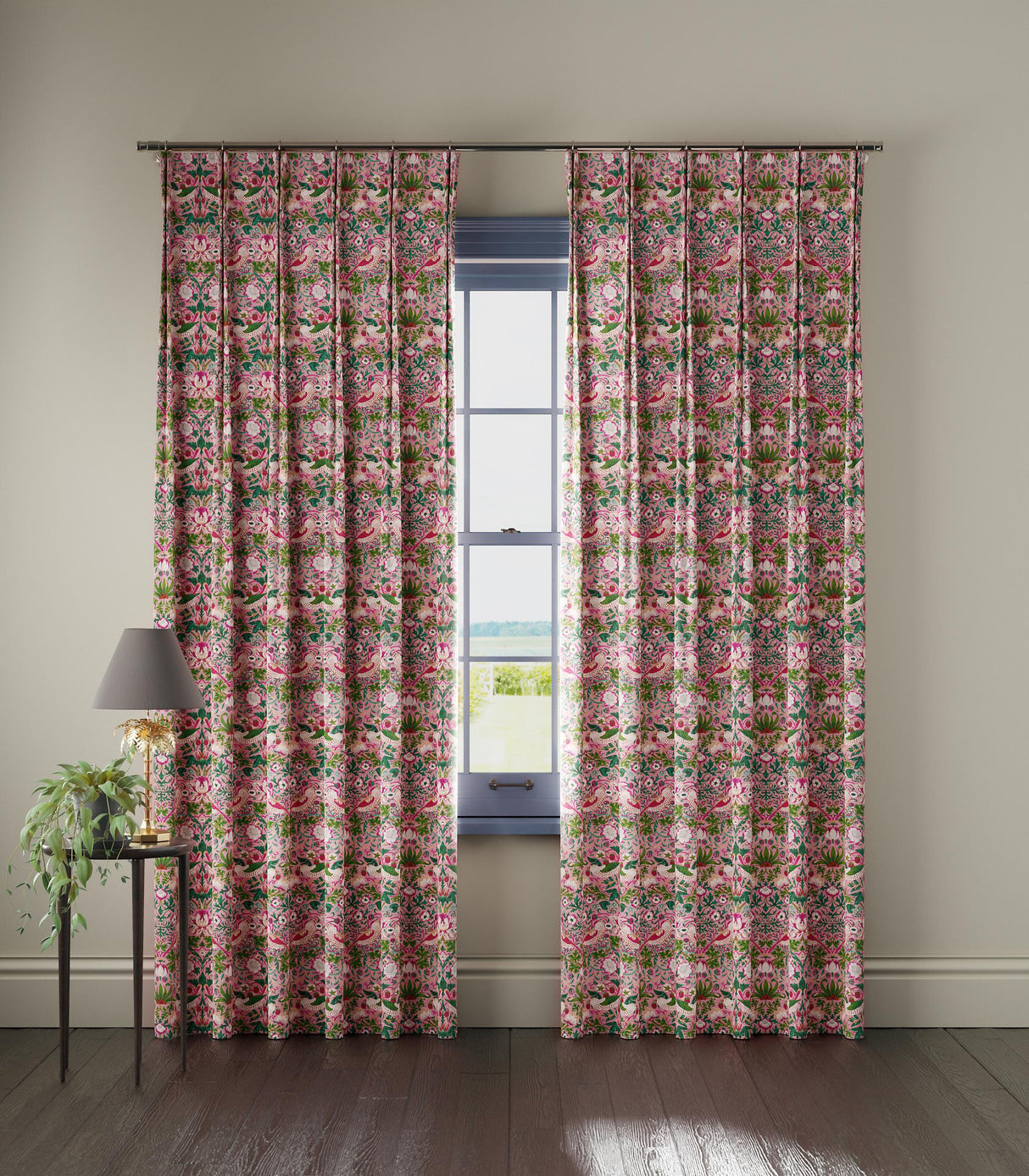 Morris & Co Miami Strip Bedford Park Fabrics Fabric